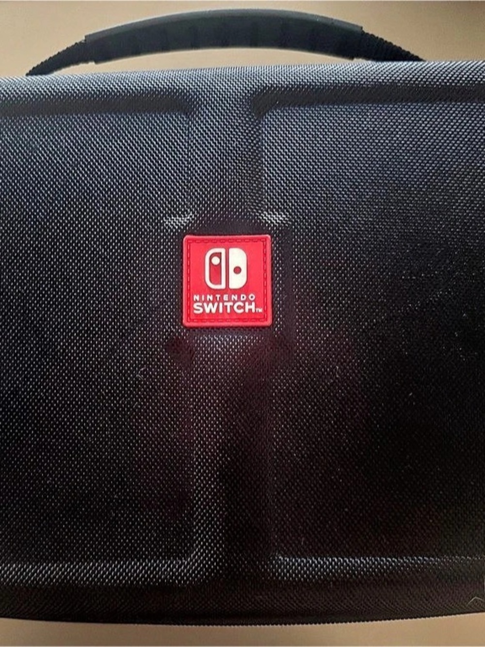Nintendo Switch Game Traveler Deluxe System Case Black & Red